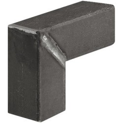 112.02.340 matt fekete acél bútorfogantyú 12x32mm
