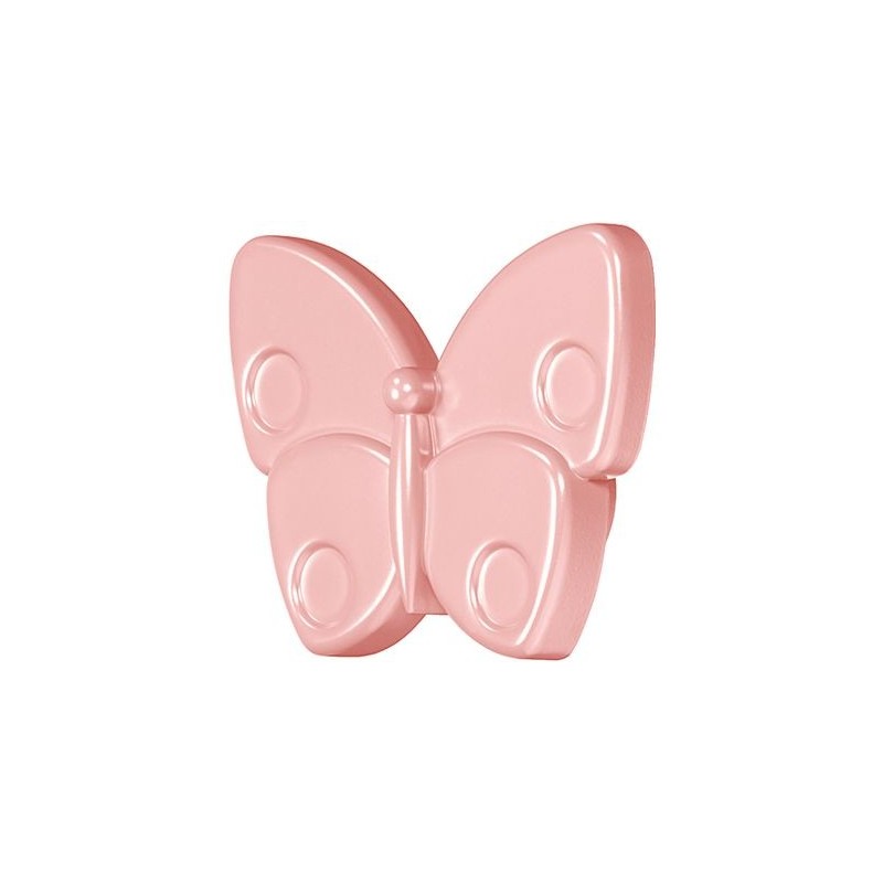 138.68.512 halvány rózsaszín pillangó bútorfogantyú 